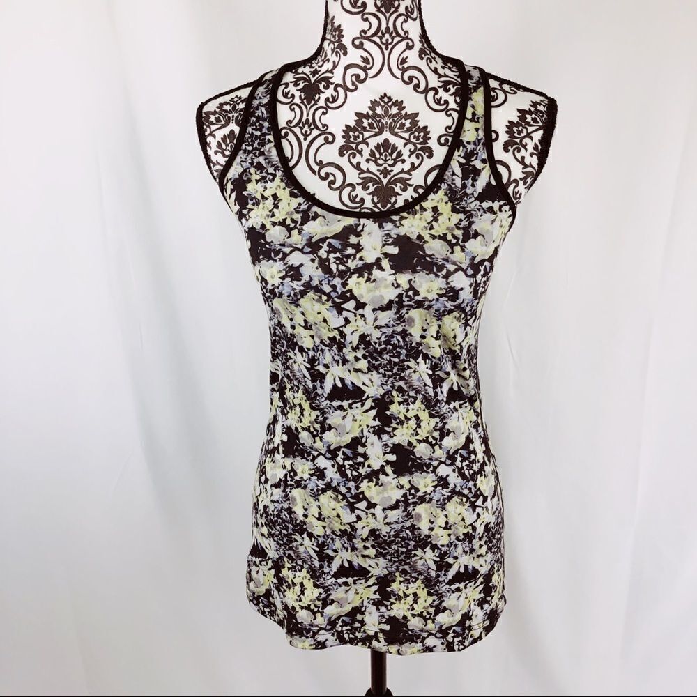 Lululemon Cool Racerback Floral Tank Top